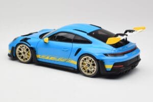 Porsche 911 992 GT3 RS Shark Modrý & Žlutý Decor Concept Minichamps 1:18 911992001 Kov – obrázek 7 z 8