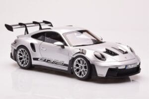 Porsche 911 992 GT3 RS Stříbrný Metalická Norev 1:18 187357 Kov – obrázek 6 z 8