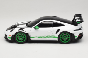 Porsche 911 992 GT3 RS Tribute to Carrera RS White Python Green Norev 1:18 187372 Kov – obrázek 4 z 8