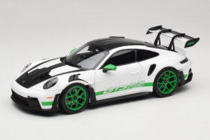 Porsche 911 992 GT3 RS Tribute to Carrera RS White Python Green Norev 1:18 187372 Kov