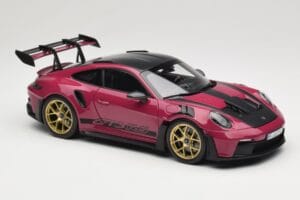 Porsche 911 992 GT3 RS Weissach Package Ruby Star Norev 1:18 187370 Kov – obrázek 6 z 8
