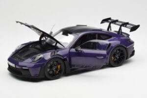 Porsche 911 992 GT3 RS Weissach Package Ultraviolet Norev 1:18 187368 Kov – obrázek 2 z 8