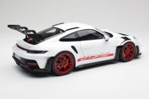 Porsche 911 992 GT3 RS Bílý & Pyro Červený Norev 1:12 127530 Kov – obrázek 2 z 6