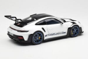 Porsche 911 992 GT3 Weissach Package Bílý & Indigo Modrý Norev 1:18 187353 Kov – obrázek 3 z 8