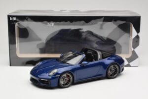 Porsche 911 992 Targa 4 GTS Blue Metallic Minichamps 1:18 155061060 Kov – obrázek 6 z 6