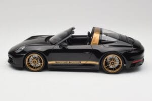 Porsche 911 992 Targa Porsche Design Černý & Zlatý Concept Minichamps 1:18 PORSCHE001 Kov – obrázek 3 z 6