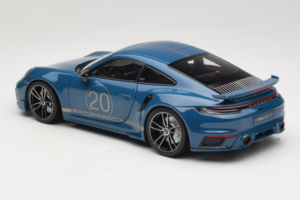 Porsche 911 992 Turbo S Coupe Sport Design Modrý Minichamps 1:18 113069073 Kov – obrázek 7 z 8