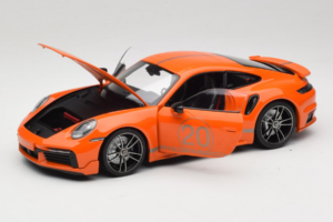Porsche 911 992 Turbo S Coupe Sport Design Oranžový Minichamps 1:18 113069074 Kov – obrázek 2 z 8