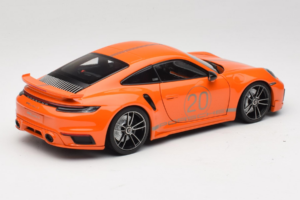 Porsche 911 992 Turbo S Coupe Sport Design Oranžový Minichamps 1:18 113069074 Kov – obrázek 3 z 8