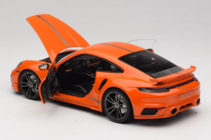 Porsche 911 992 Turbo S Coupe Sport Design Oranžový Minichamps 1:18 113069074 Kov – obrázek 5 z 8