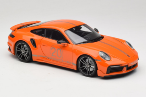 Porsche 911 992 Turbo S Coupe Sport Design Oranžový Minichamps 1:18 113069074 Kov – obrázek 6 z 8