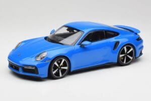 Porsche 911 992 Turbo S Gentian Modrý Minichamps 1:18 155069074 Kov