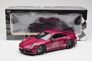 Porsche 911 992 Turbo S se Sport Design Package Červený Minichamps 1:18 155069172 Kov – obrázek 6 z 6