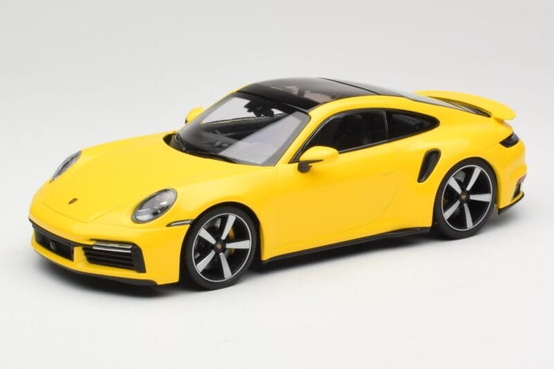 Porsche 911 992 Turbo S Žlutý Minichamps 1:18 155069071 Kov