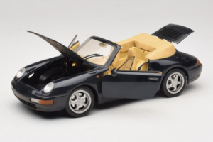 Porsche 911 993 Kabriolet Tmavě Modrý Tchibo 1:18 46619 Kov – obrázek 2 z 8