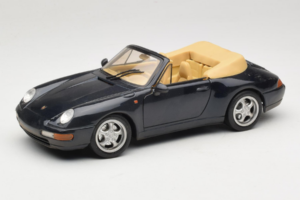 Porsche 911 993 Kabriolet Tmavě Modrý Tchibo 1:18 46619 Kov