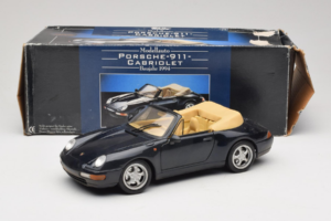 Porsche 911 993 Kabriolet Tmavě Modrý Tchibo 1:18 46619 Kov – obrázek 8 z 8