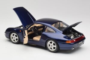 Porsche 911 993 Carrera Cup Modrý Braccio & Gotz 1993 Bburago 1:18 3060-M1 Kov – obrázek 5 z 8
