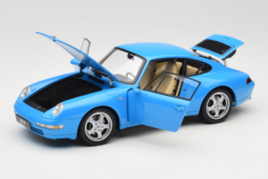 Porsche 911 993 Carrera Blue Metallic AUTOart 1:18 78133 Kov – obrázek 2 z 8