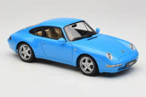 Porsche 911 993 Carrera Blue Metallic AUTOart 1:18 78133 Kov – obrázek 6 z 8