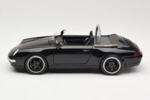 Porsche 911 993 Carrera Kabriolet Černý Bburago 1:18 3090-M1 Kov – obrázek 4 z 8