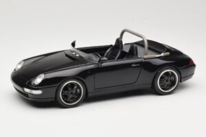Porsche 911 993 Carrera Kabriolet Černý Bburago 1:18 3090-M1 Kov