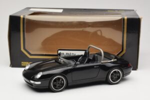 Porsche 911 993 Carrera Kabriolet Černý Bburago 1:18 3090-M1 Kov – obrázek 8 z 8