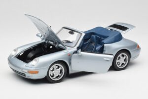 Porsche 911 993 Carrera Kabriolet Stříbrný Maisto 1:18 100299-M1 Kov – obrázek 2 z 8