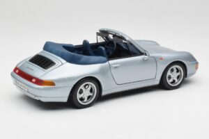Porsche 911 993 Carrera Kabriolet Stříbrný Maisto 1:18 100299-M1 Kov – obrázek 3 z 8