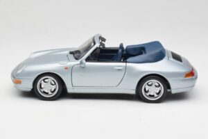 Porsche 911 993 Carrera Kabriolet Stříbrný Maisto 1:18 100299-M1 Kov – obrázek 4 z 8
