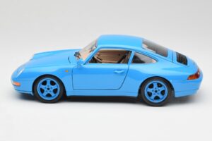 Porsche 911 993 Carrera Modrý Bburago 1:18 3060 Kov – obrázek 4 z 8