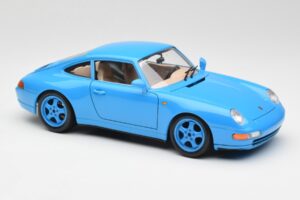 Porsche 911 993 Carrera Modrý Bburago 1:18 3060 Kov – obrázek 6 z 8
