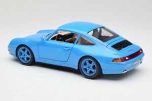Porsche 911 993 Carrera Modrý Bburago 1:18 3060 Kov – obrázek 7 z 8