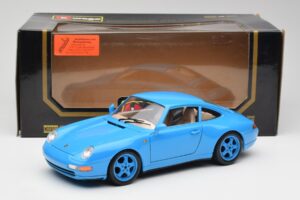 Porsche 911 993 Carrera Modrý Bburago 1:18 3060 Kov – obrázek 8 z 8