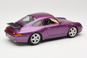 Porsche 911 993 Carrera Fialový Bburago 1:18 3060-M2 Kov – obrázek 3 z 8