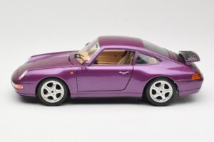 Porsche 911 993 Carrera Fialový Bburago 1:18 3060-M2 Kov – obrázek 4 z 8