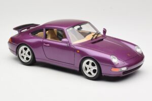 Porsche 911 993 Carrera Fialový Bburago 1:18 3060-M2 Kov – obrázek 6 z 8