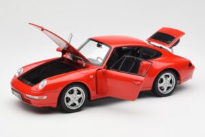 Porsche 911 993 Carrera Červený AUTOart 1:18 78132 Kov – obrázek 2 z 8