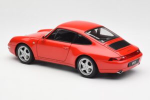 Porsche 911 993 Carrera Červený AUTOart 1:18 78132 Kov – obrázek 7 z 8