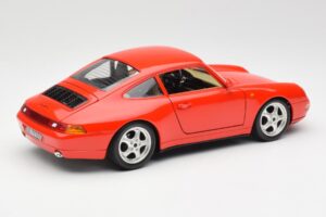 Porsche 911 993 Carrera Červený Bburago 1:18 3050 Kov – obrázek 3 z 8