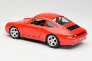 Porsche 911 993 Carrera Červený Bburago 1:18 3050 Kov – obrázek 7 z 8