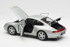 Porsche 911 993 Carrera Stříbrný AUTOart 1:18 78131 Kov – obrázek 5 z 8