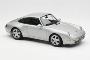 Porsche 911 993 Carrera Stříbrný AUTOart 1:18 78131 Kov – obrázek 6 z 8