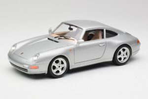 Porsche 911 993 Carrera Stříbrný Bburago 1:18 3050-M1 Kov