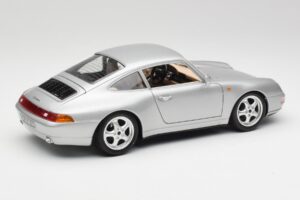 Porsche 911 993 Carrera Stříbrný Bburago 1:18 3050-M1 Kov – obrázek 5 z 8