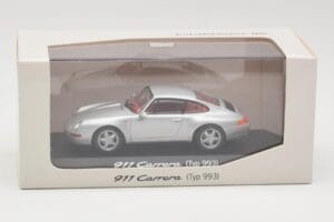 Porsche 911 993 Carrera Stříbrný Minichamps 1:43 WAP02003597 Kov – obrázek 4 z 4