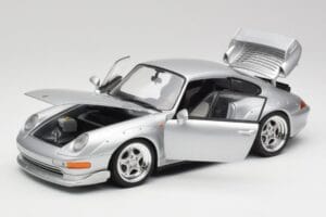 Porsche 911 993 GT2 Arctic Stříbrný Metalíza UT Models 1:18 27831 Kov – obrázek 2 z 8