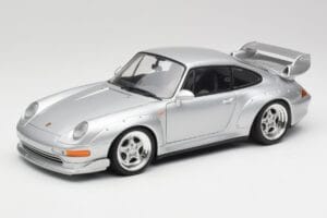 Porsche 911 993 GT2 Arctic Stříbrný Metalíza UT Models 1:18 27831 Kov