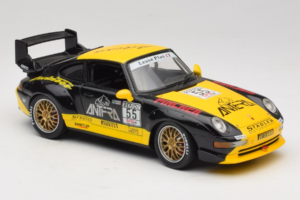 Porsche 911 993 GT2 #55 Černý & Žlutý Anson 1:18 30325-W Kov – obrázek 4 z 6