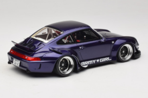 Porsche 911 993 RWB Army Girl Fialový GT Spirit 1:18 GT562 Pryskyřice – obrázek 2 z 6